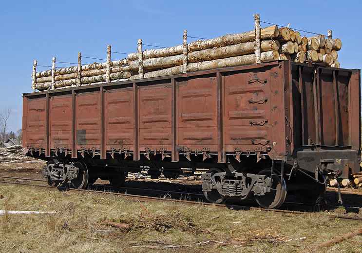 Перевозка ЛЕСА вагонами из Читы в Владивосток