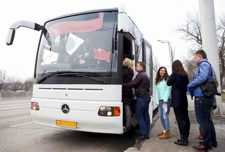Заказ автобуса из Брянск в д.комсомол