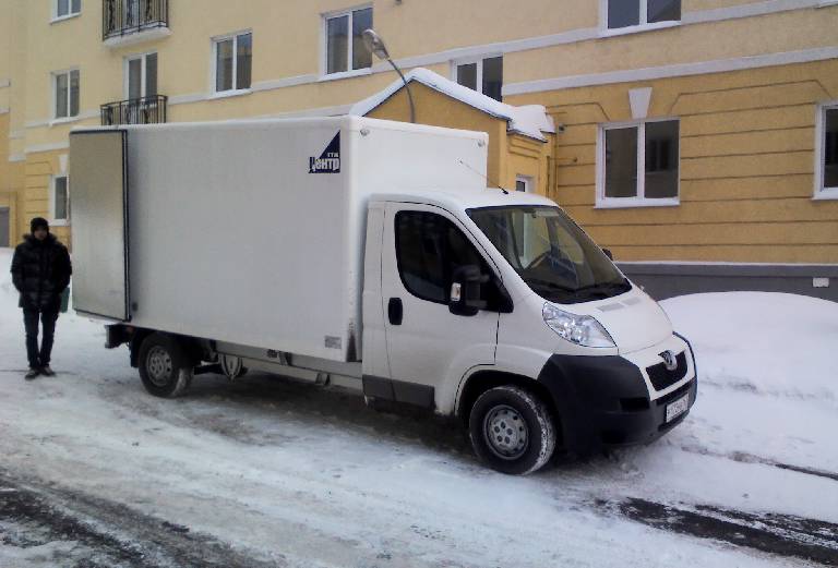 Доставка заказа портера 2.8м/1та (фургон) грузчики из Москва в Москва